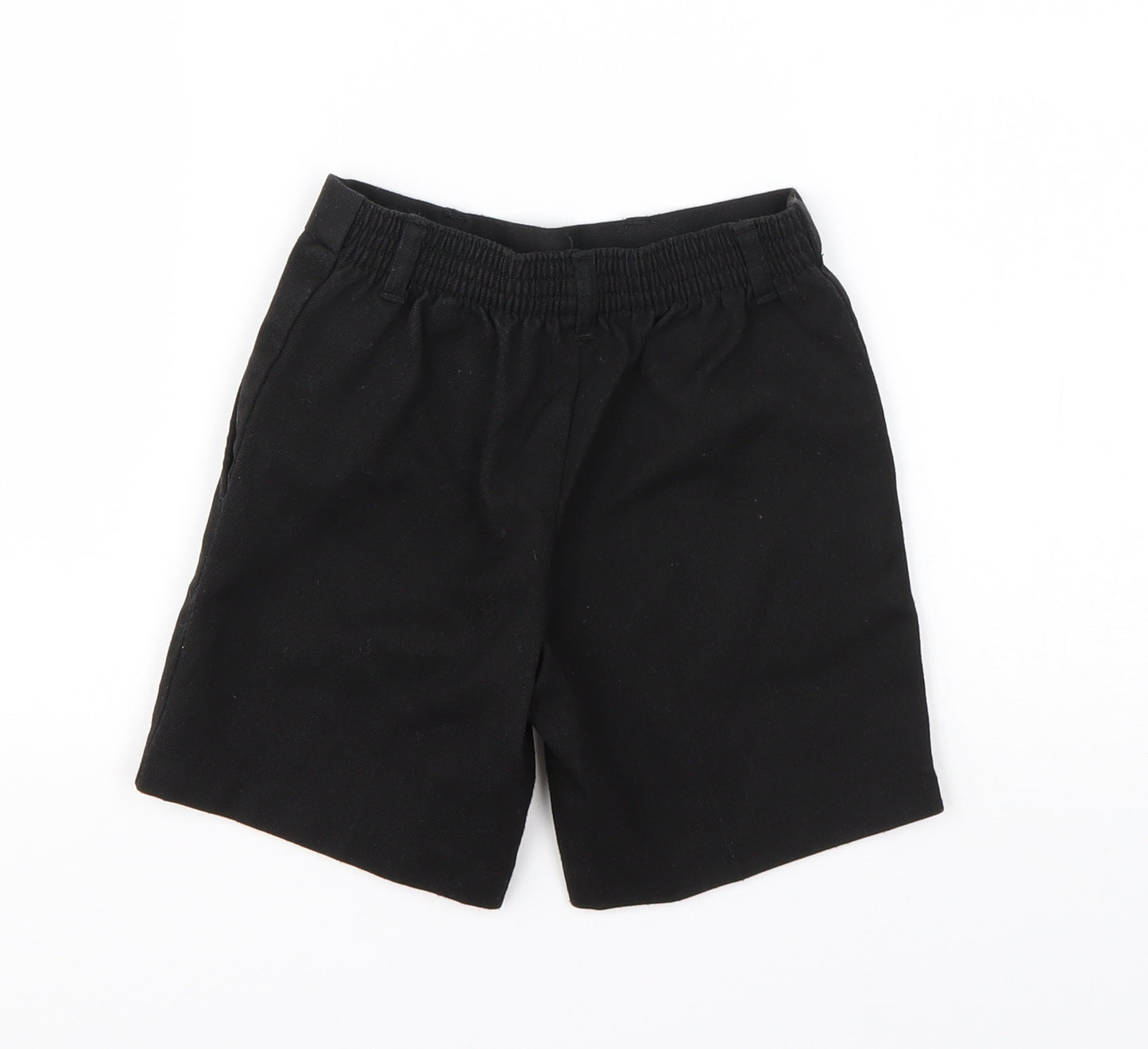 George Boys Black  Polyester Chino Shorts Size 3-4 Years  Regular  - School Wear