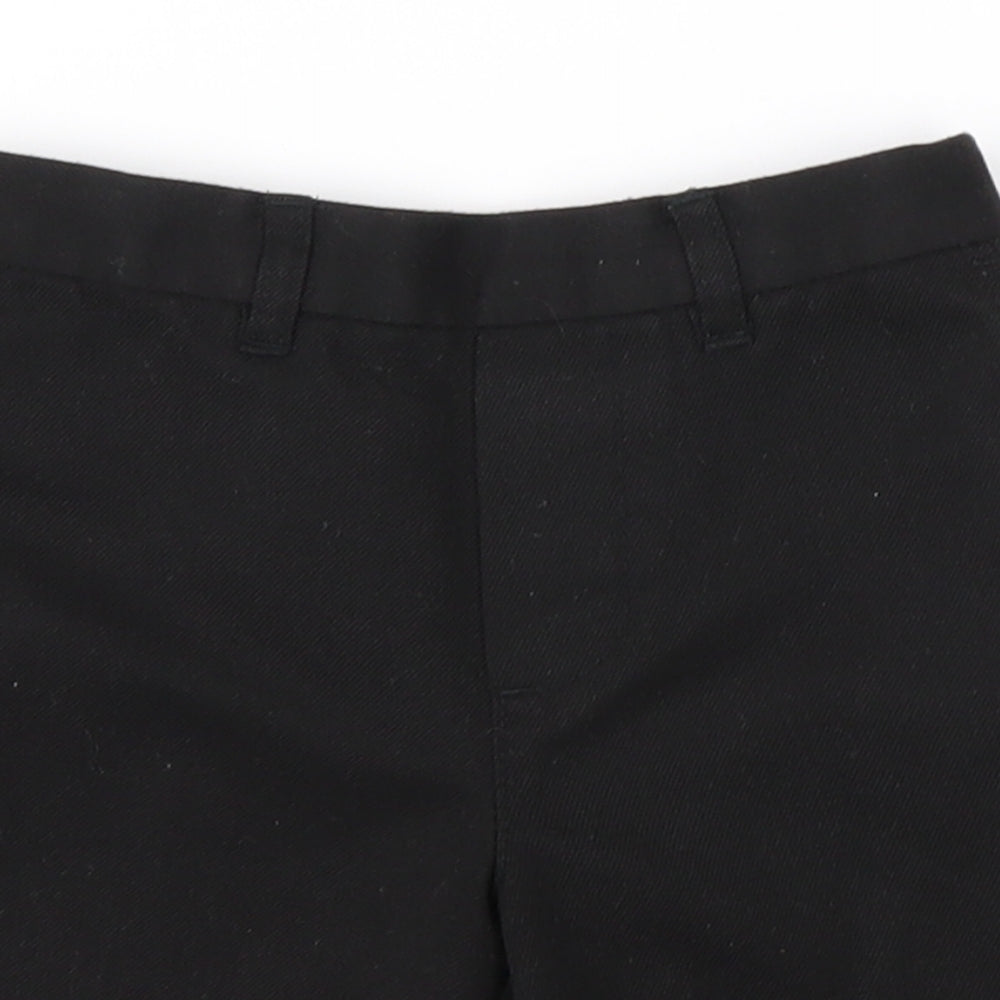 George Boys Black  Polyester Chino Shorts Size 3-4 Years  Regular  - School Wear