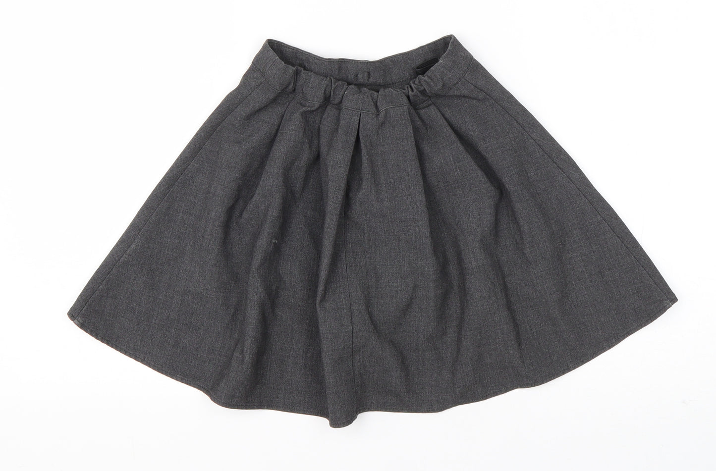 Nutmeg Girls Grey  Polyester A-Line Skirt Size 5-6 Years  Regular  - School wear