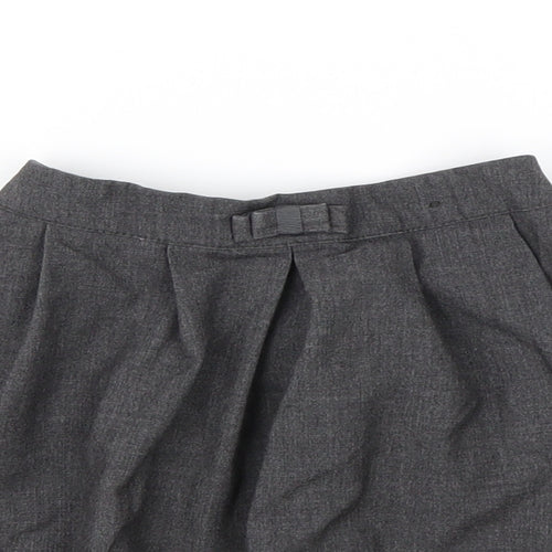 Nutmeg Girls Grey  Polyester A-Line Skirt Size 5-6 Years  Regular  - School wear