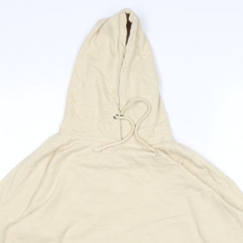 Boohoo Womens Beige  Polyester Pullover Hoodie Size S