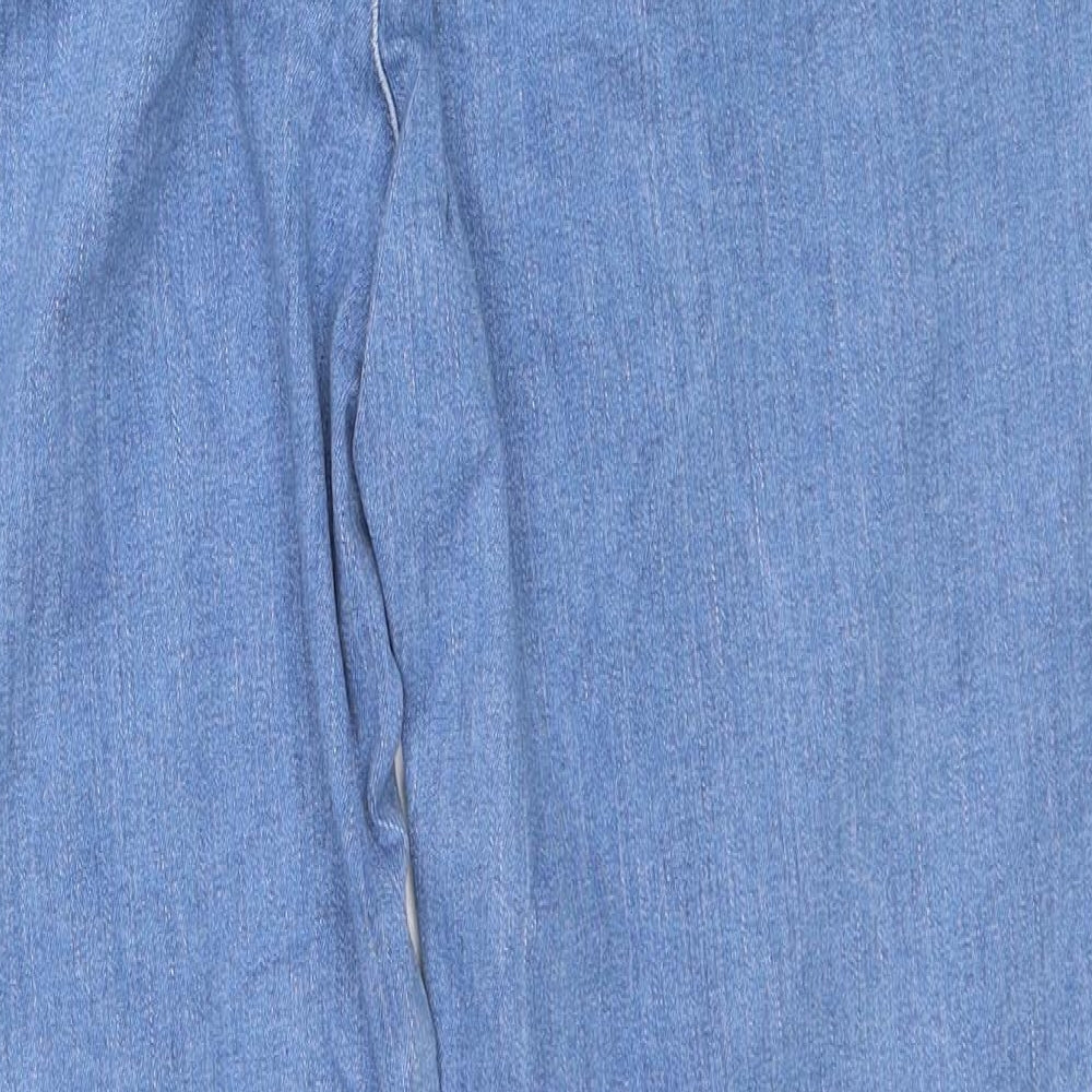 TU Womens Blue  Cotton Jogger Trousers Size 16 L26 in Regular