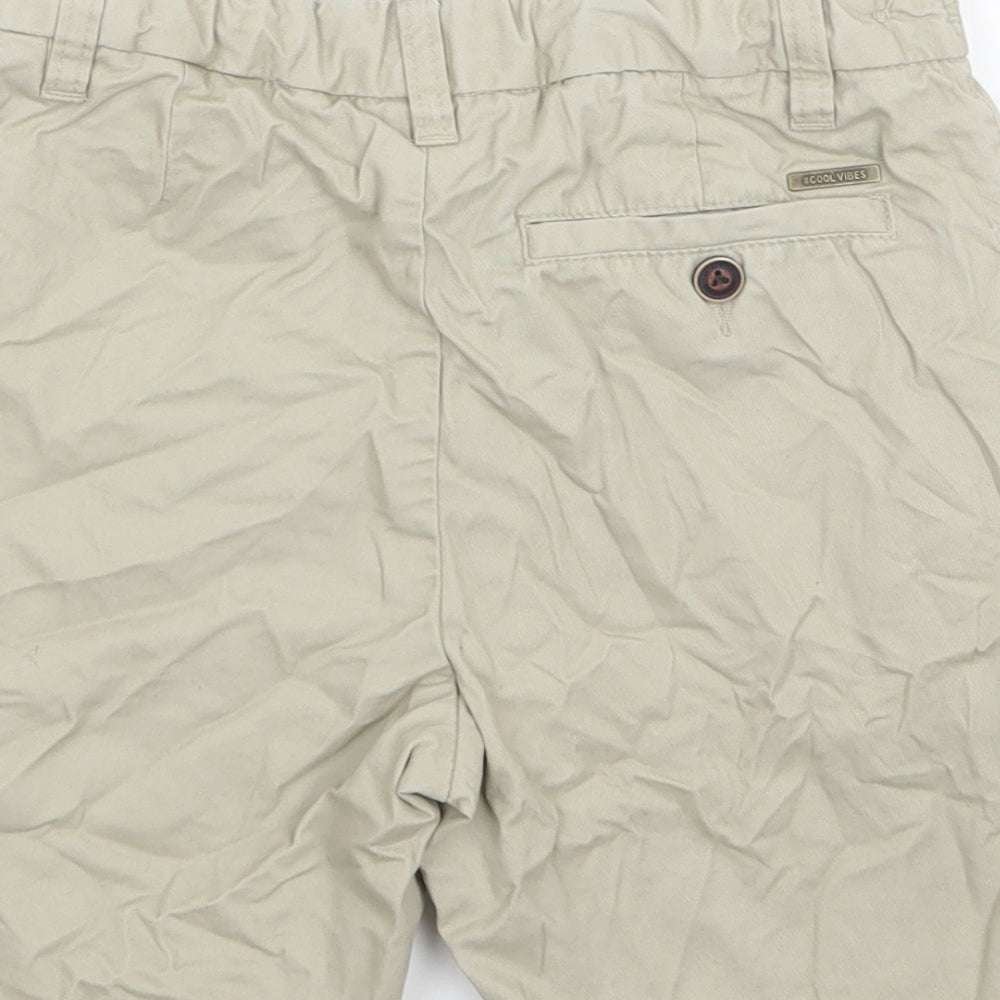 NEXT Boys Beige  Cotton Chino Shorts Size 10 Years  Regular