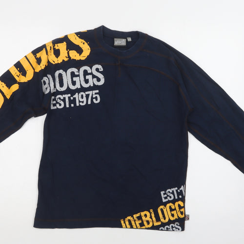 Joe Bloggs Boys Blue  Cotton Pullover Sweatshirt Size 11-12 Years