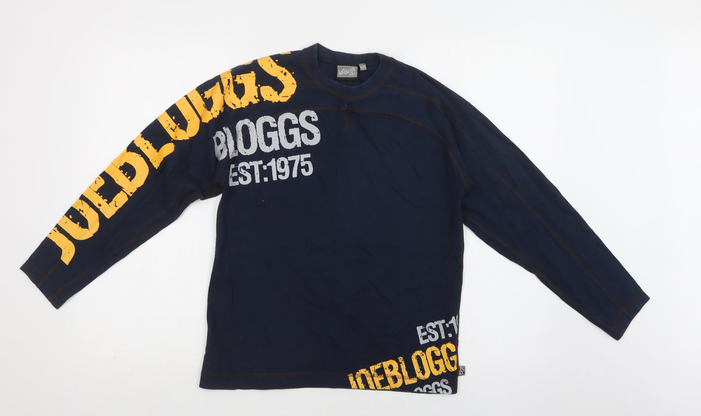 Joe Bloggs Boys Blue  Cotton Pullover Sweatshirt Size 11-12 Years
