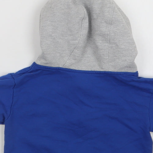 Studio Baby Grey Colourblock Cotton Full Zip Jumper Size 12-18 Months  Zip
