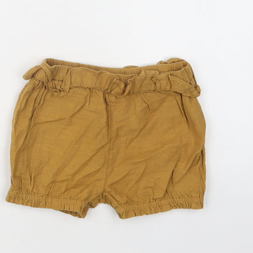 TU Baby Beige  Cotton Cropped Trousers Size 12-18 Months