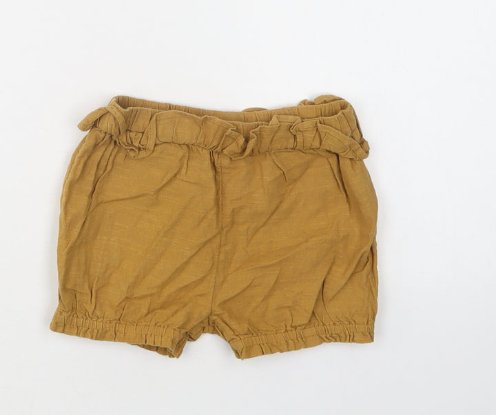 TU Baby Beige Cotton Cropped Trousers Size 12-18 Months