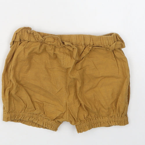 TU Baby Beige  Cotton Cropped Trousers Size 12-18 Months