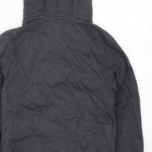 Studio Boys Grey  Cotton Full Zip Hoodie Size 10-11 Years  Zip - Online Offline Connect