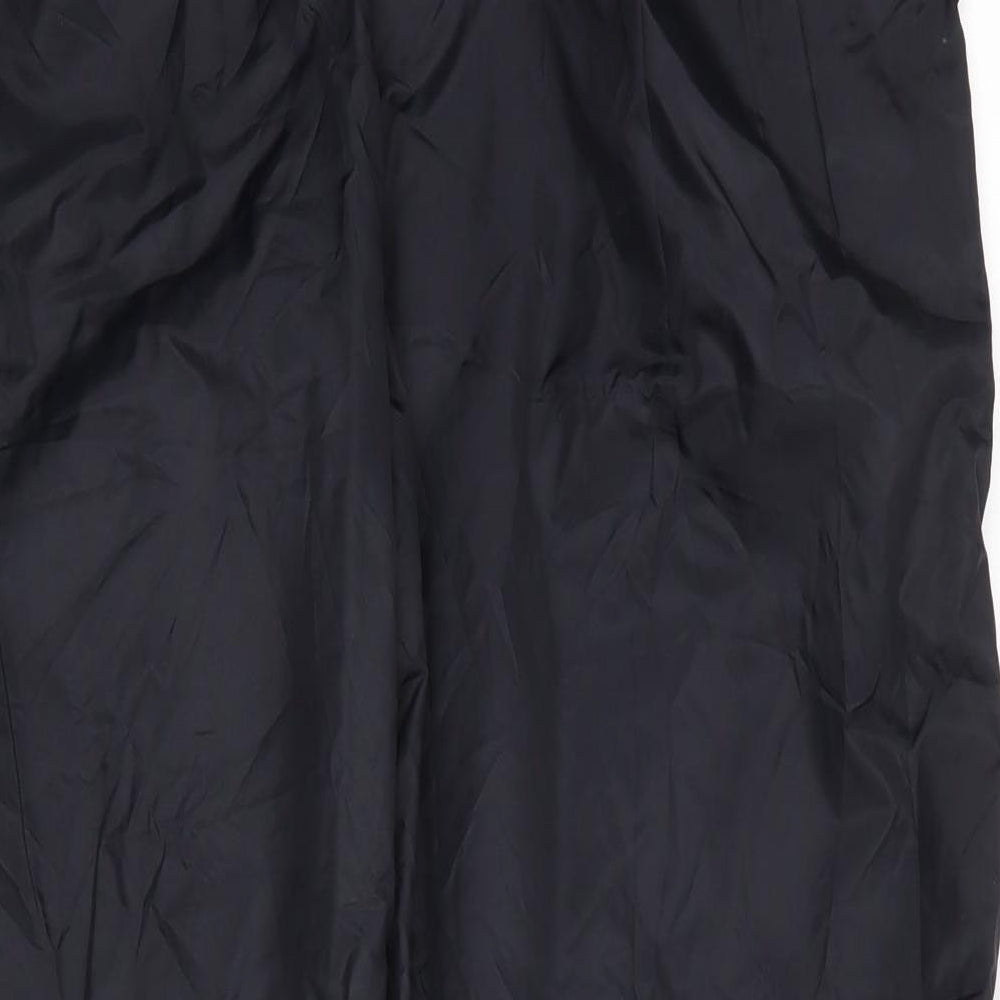 Nike Mens Black  Nylon Sweatpants Trousers Size XL L31 in Regular Drawstring
