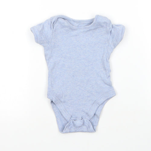 George Baby Blue  Cotton Babygrow One-Piece Size 3-6 Months  Snap