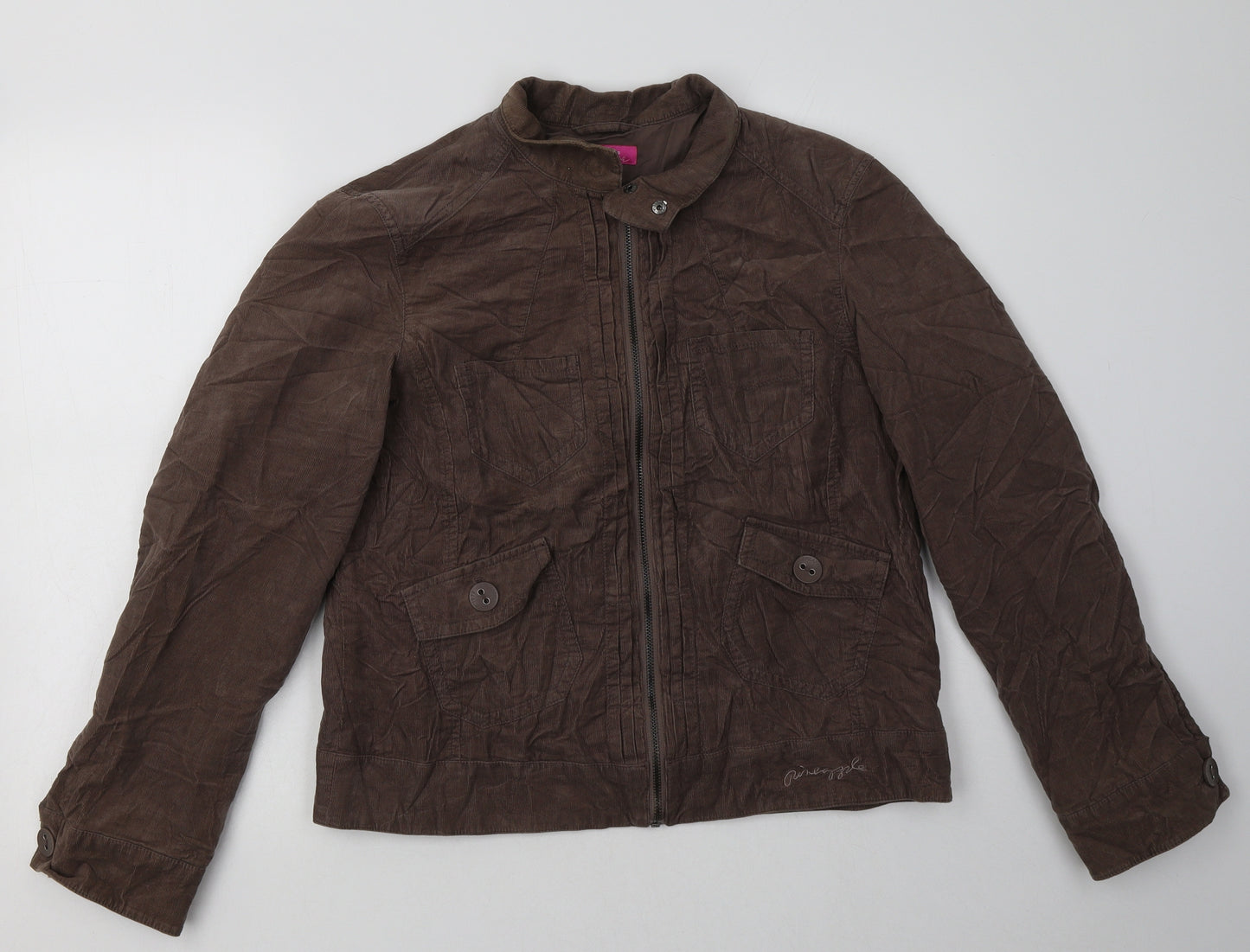 Pineapple Womens Brown   Jacket  Size 16  Zip