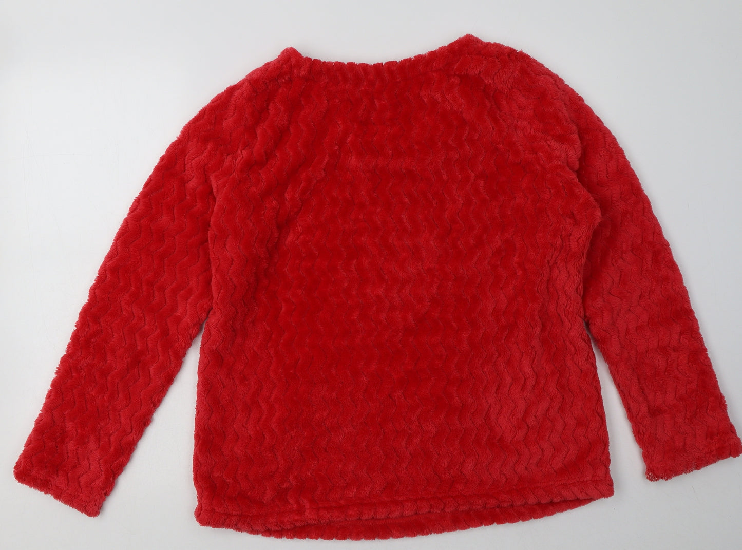 George Womens Red  Polyester  Pyjama Top Size 14