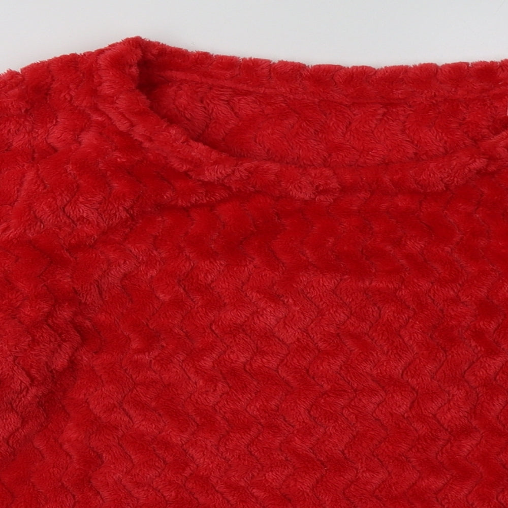 George Womens Red  Polyester  Pyjama Top Size 14