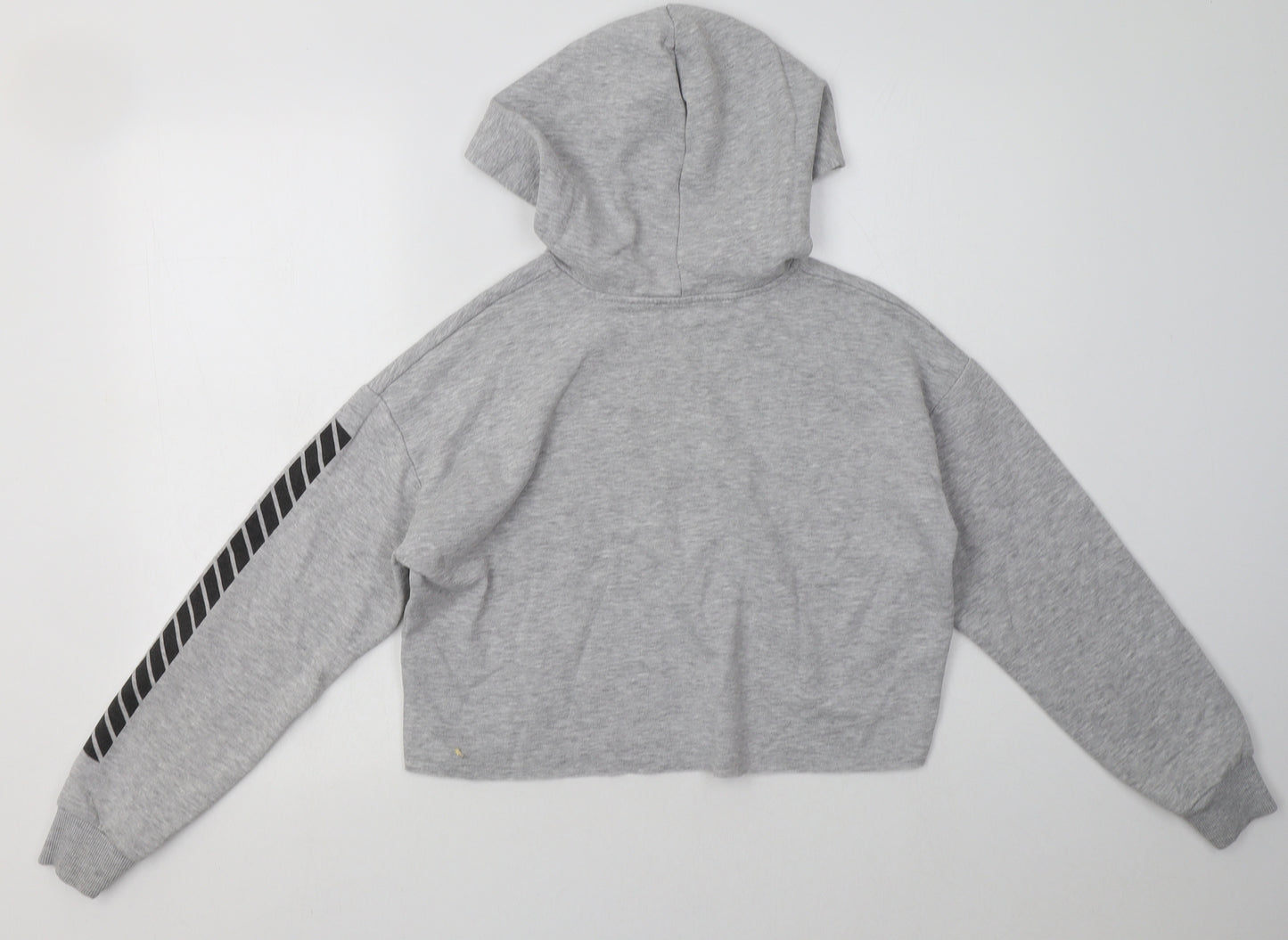 New Look Girls Grey  Cotton Pullover Hoodie Size 12-13 Years  Pullover