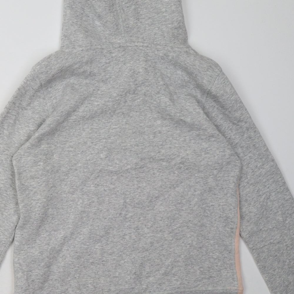 H&M Girls Grey Plaid Cotton Pullover Hoodie Size 14 Years  Pullover - New York