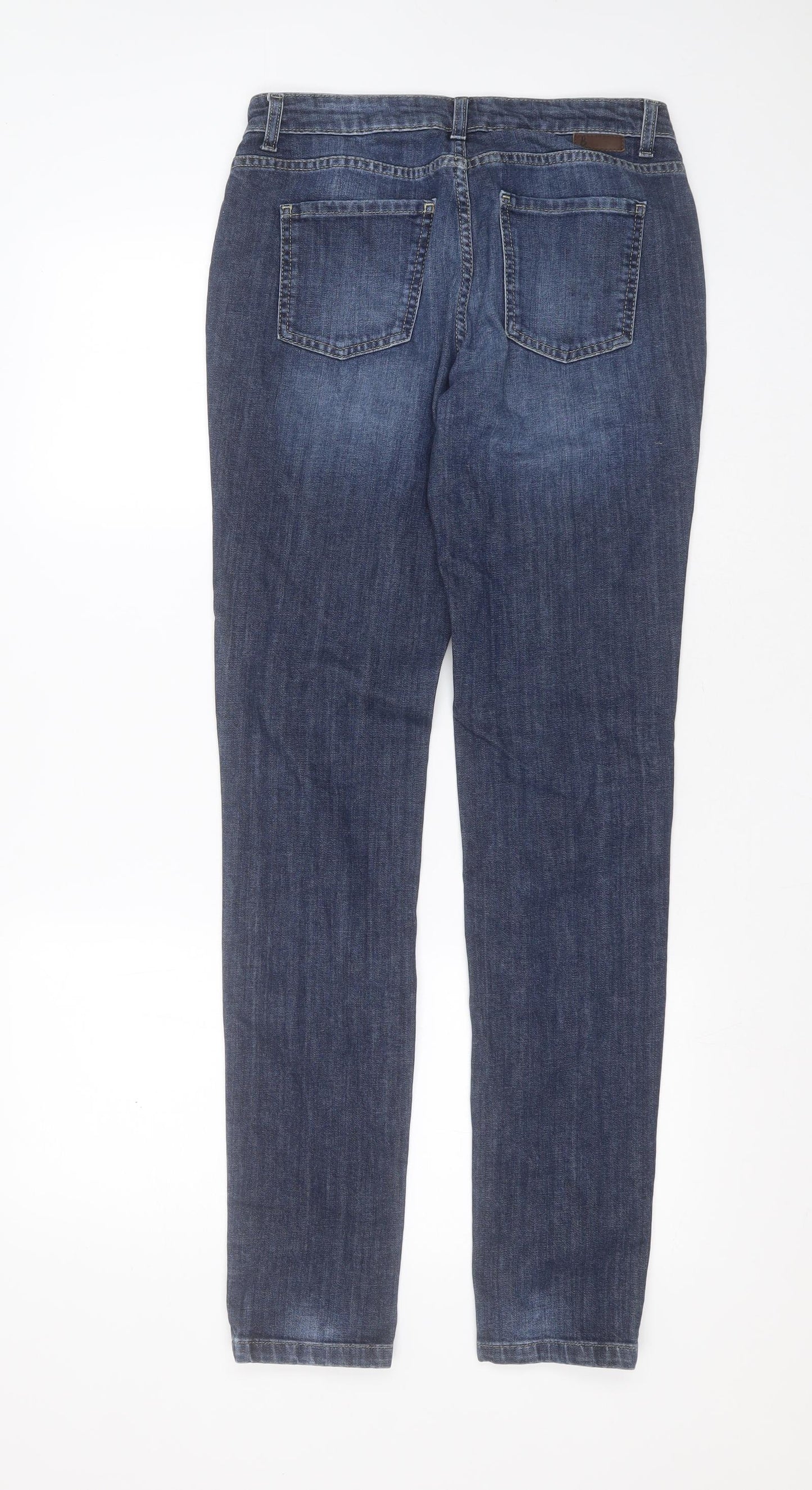 Boden Womens Blue  Cotton Skinny Jeans Size 10 L33 in Regular Zip