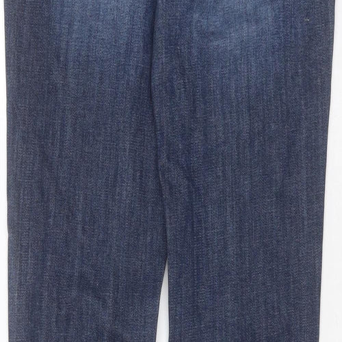 Boden Womens Blue  Cotton Skinny Jeans Size 10 L33 in Regular Zip