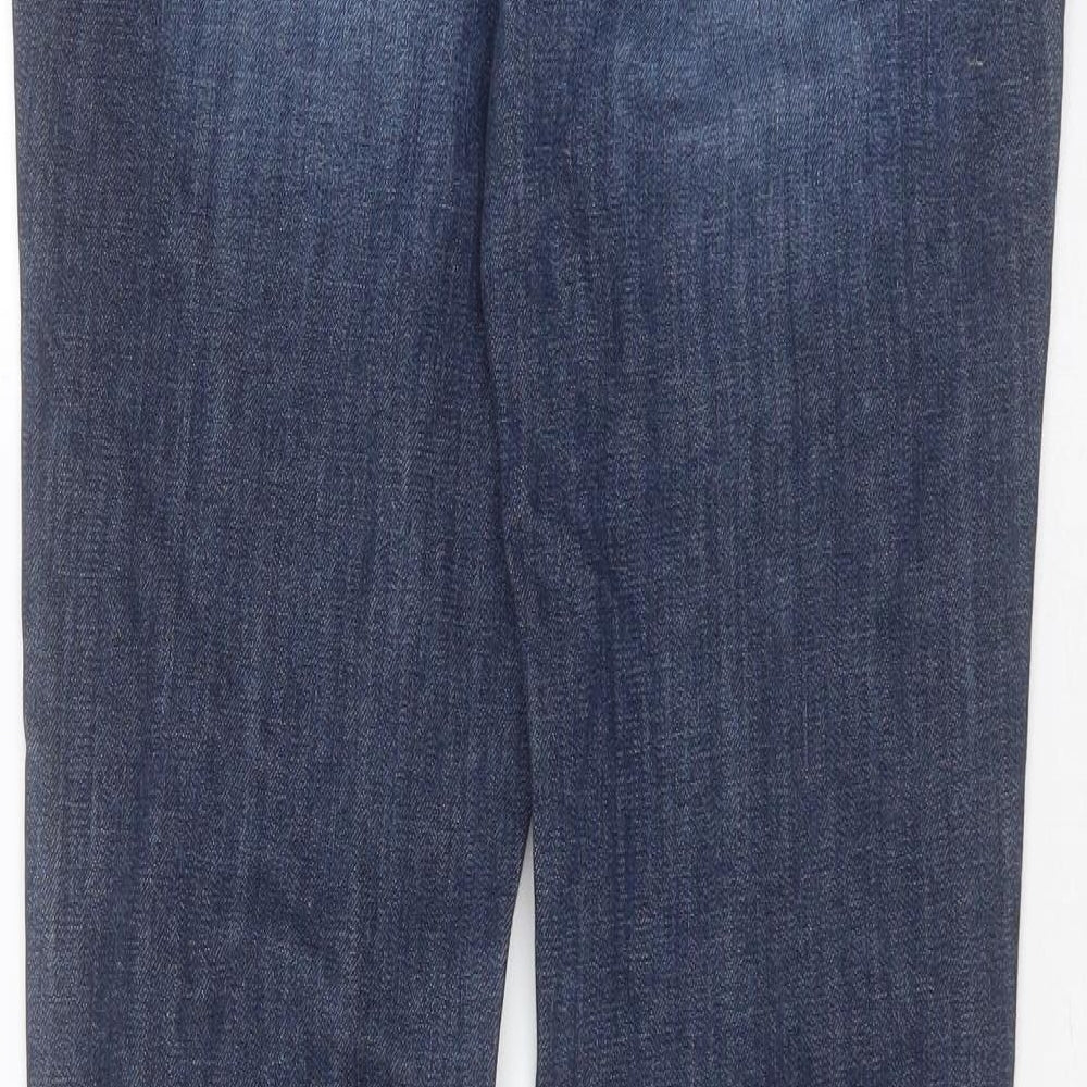 Boden Womens Blue  Cotton Skinny Jeans Size 10 L33 in Regular Zip