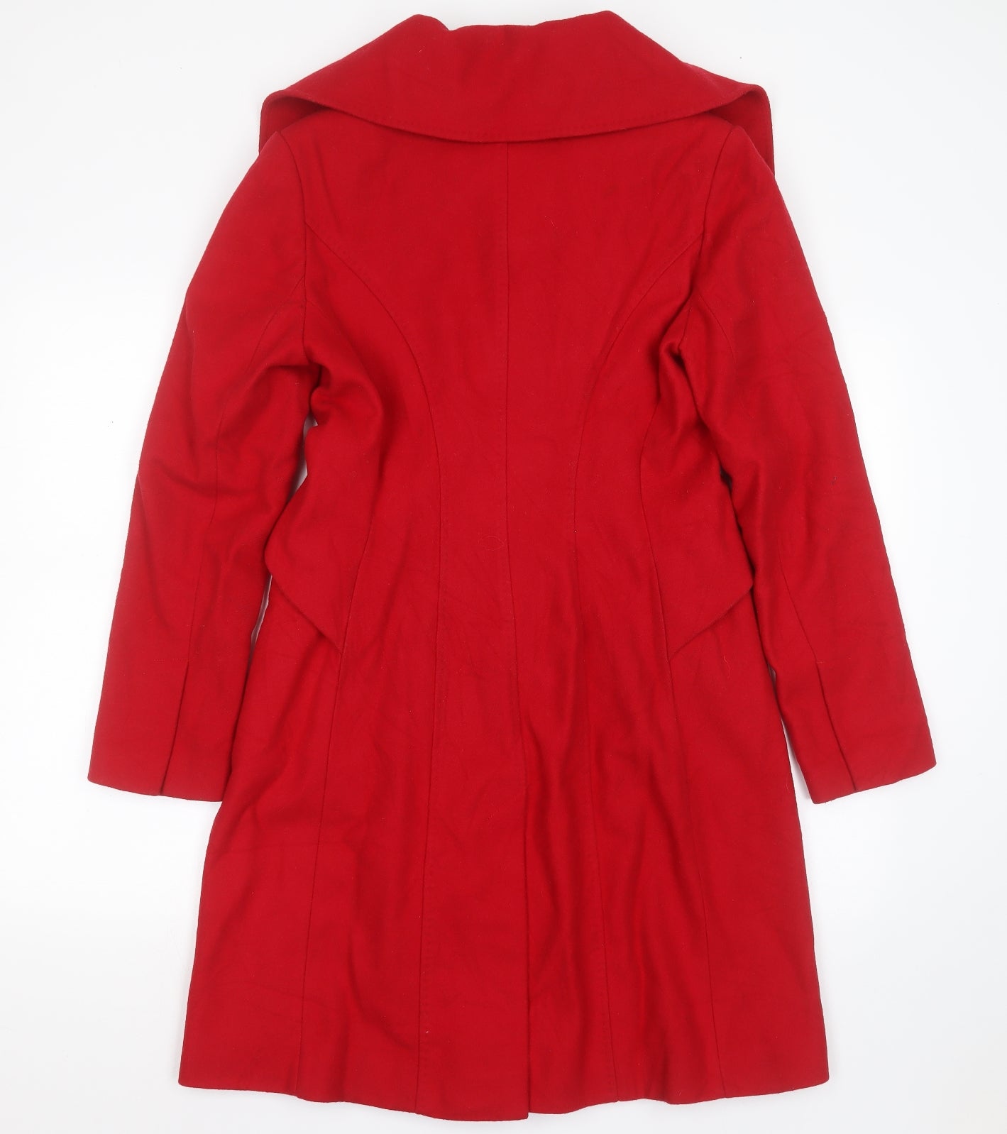 Debenhams Womens Red   Jacket  Size 12  Button