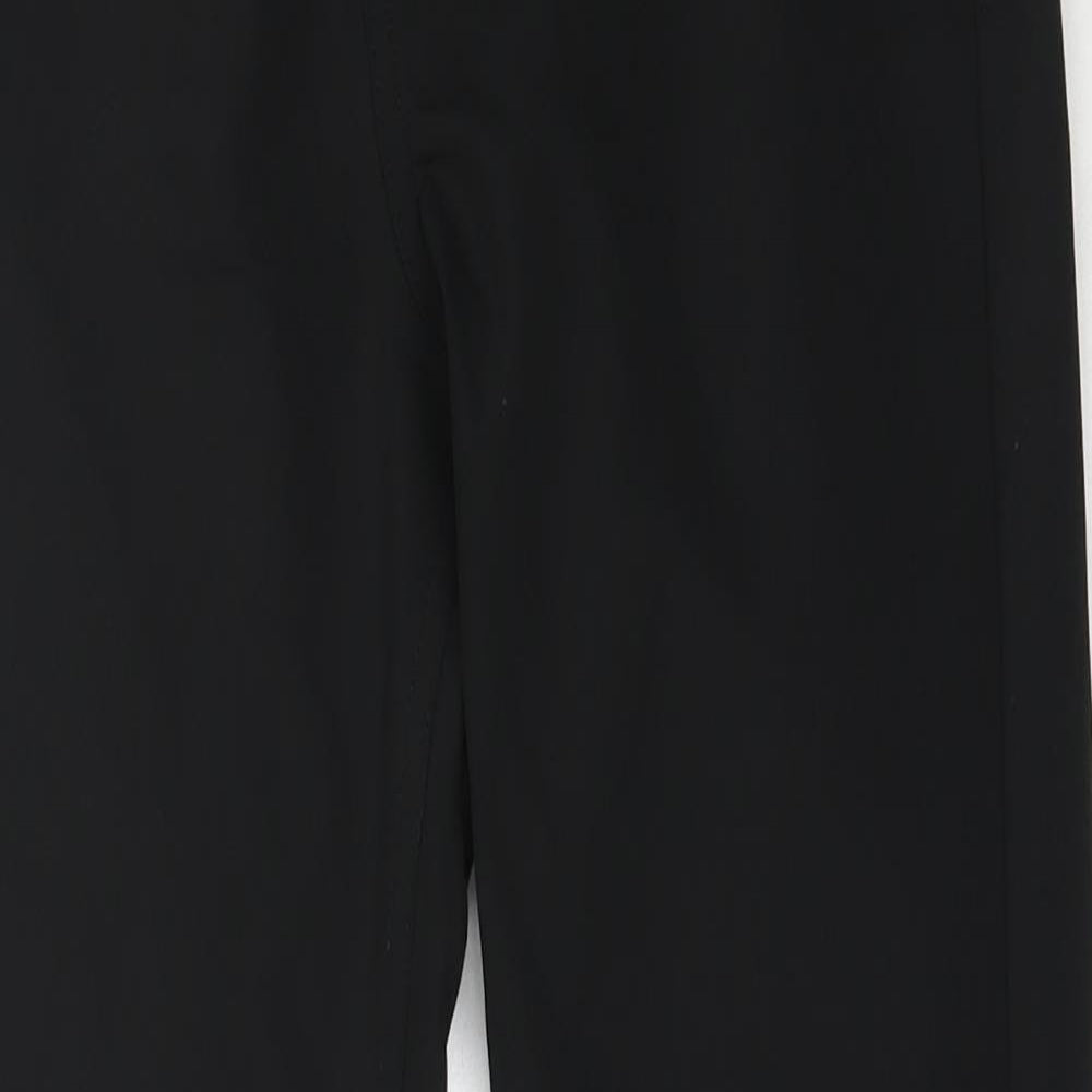 River Island Womens Black  Nylon Capri Trousers Size 10 L27 in Regular