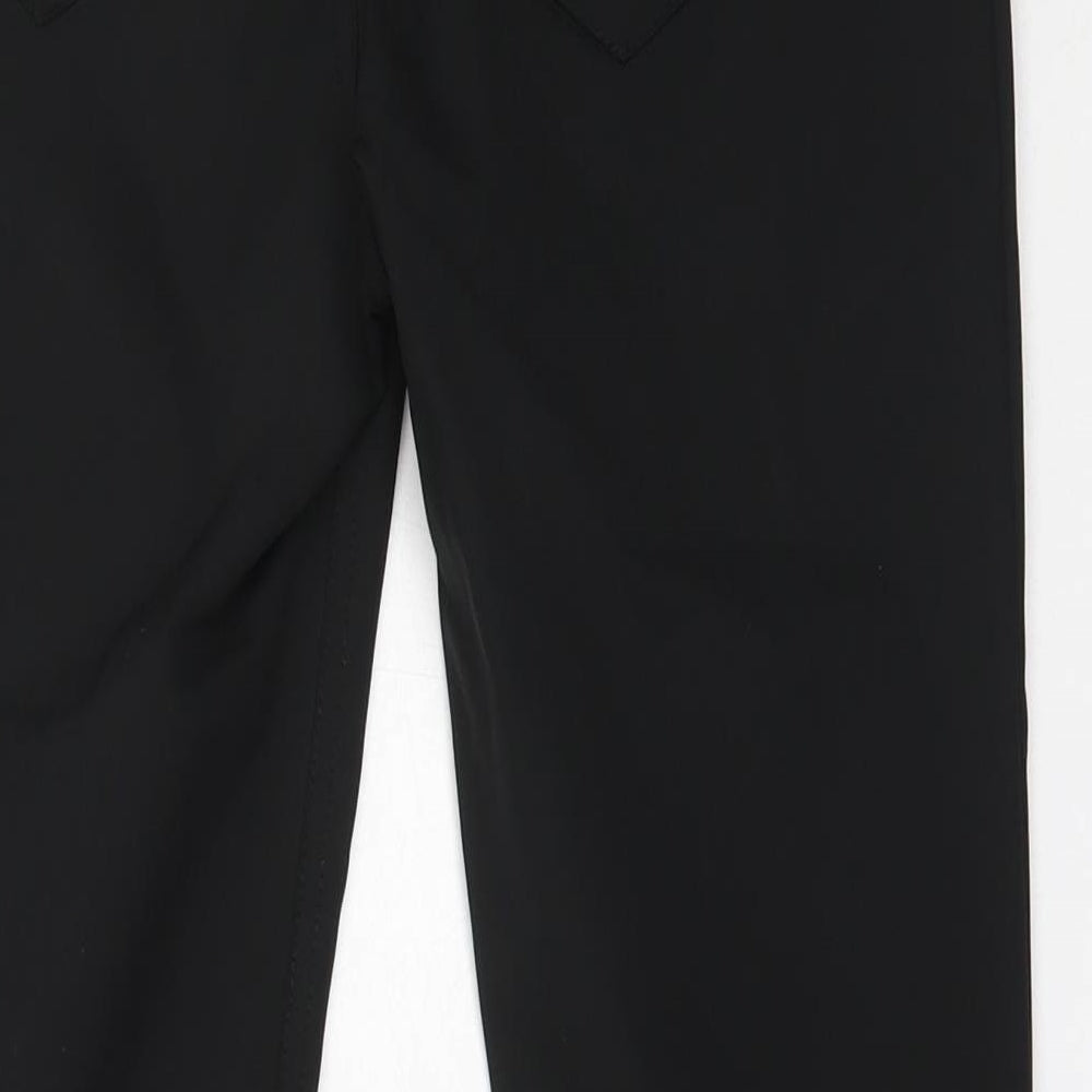 River Island Womens Black  Nylon Capri Trousers Size 10 L27 in Regular