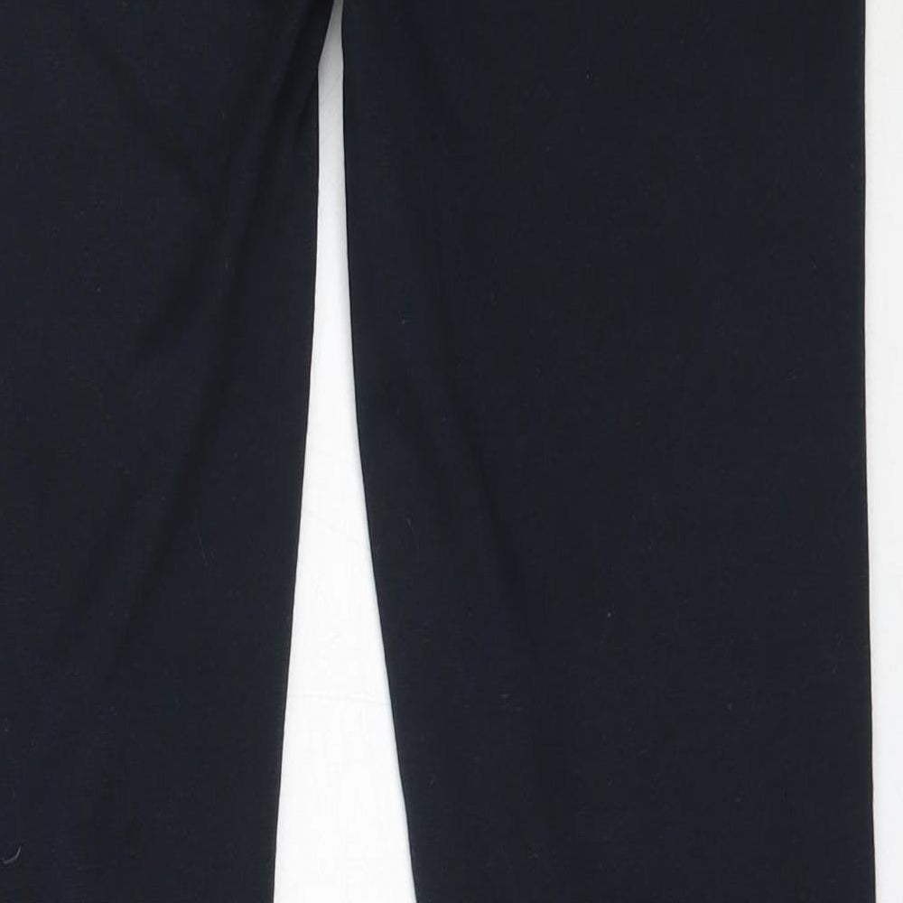 Primark Womens Blue  Polyester Trousers  Size 10 L30.5 in Regular