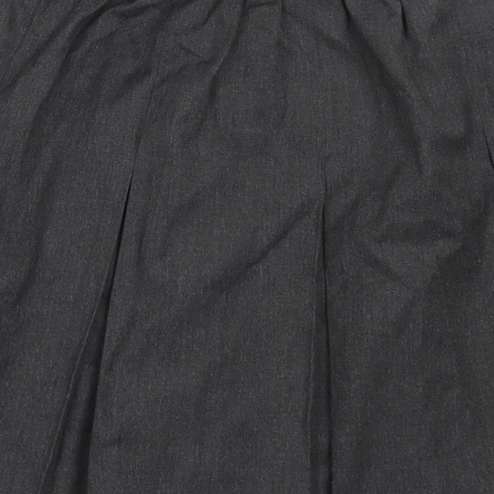 George Girls Grey  Polyester Skater Skirt Size 5-6 Years  Regular  - school