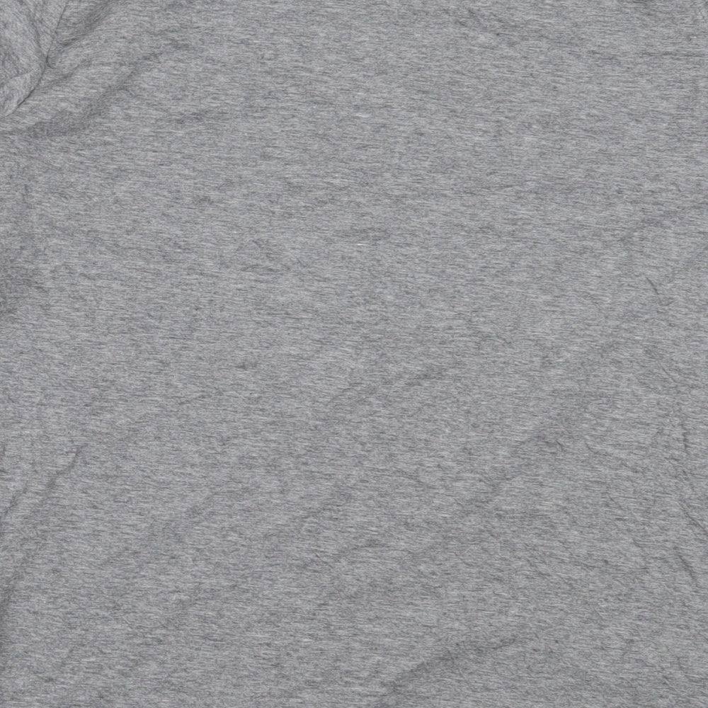 Nike Mens Grey  Cotton Pullover Sweatshirt Size L