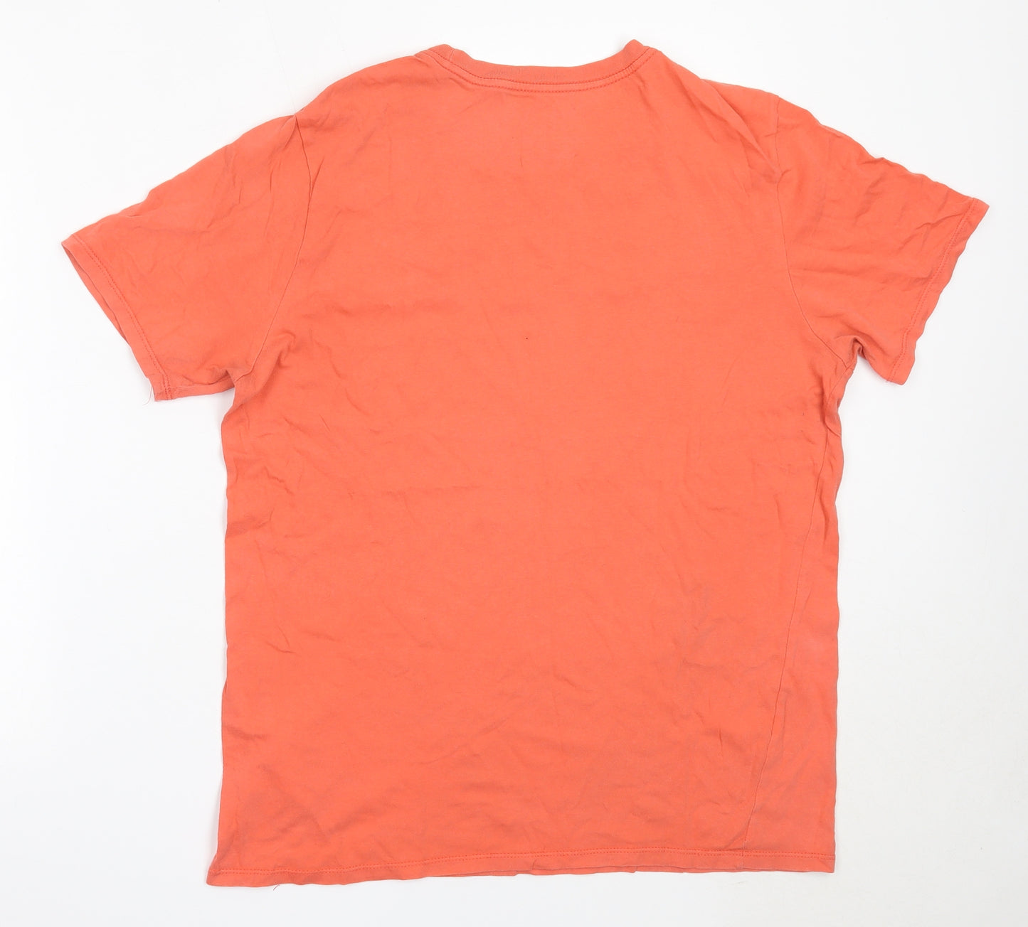 Nike Mens Pink  Cotton  T-Shirt Size L Round Neck