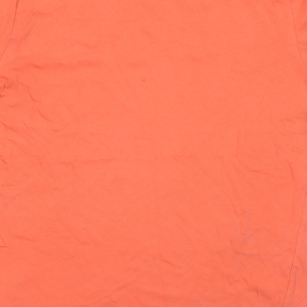 Nike Mens Pink  Cotton  T-Shirt Size L Round Neck