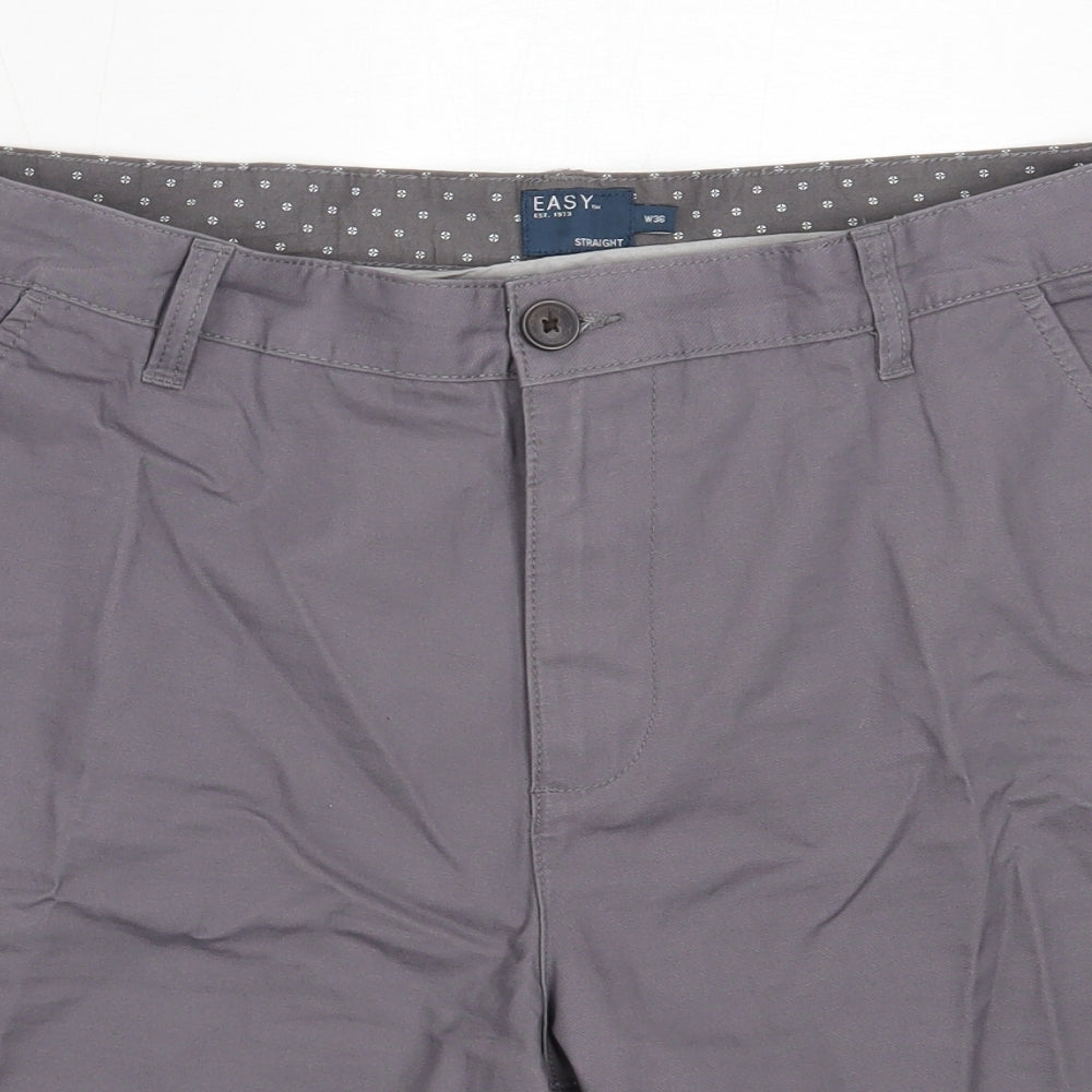 Matalan Mens Grey  Cotton Chino Shorts Size 36 in  Regular