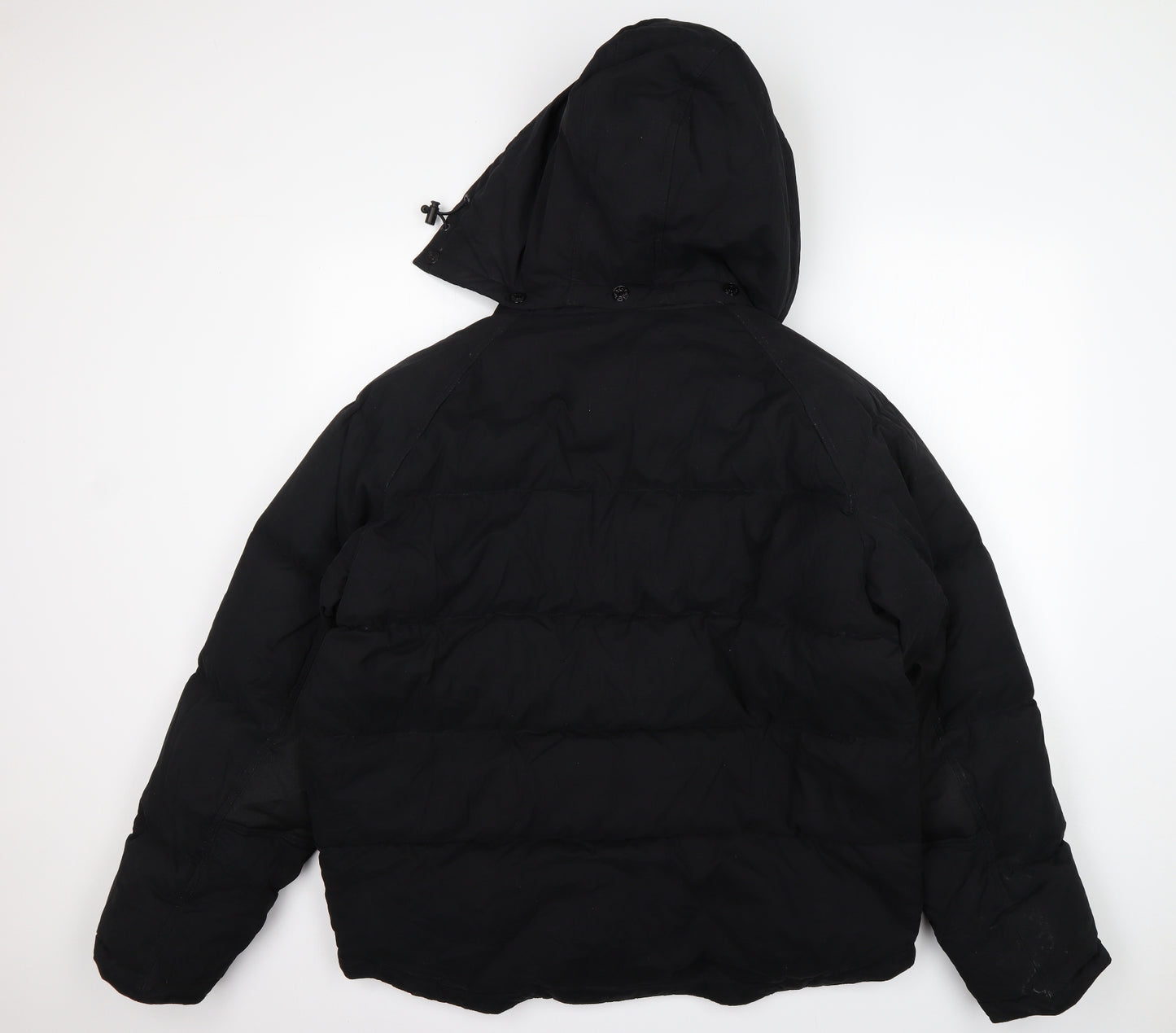 NEXT Mens Black   Parka Coat Size M