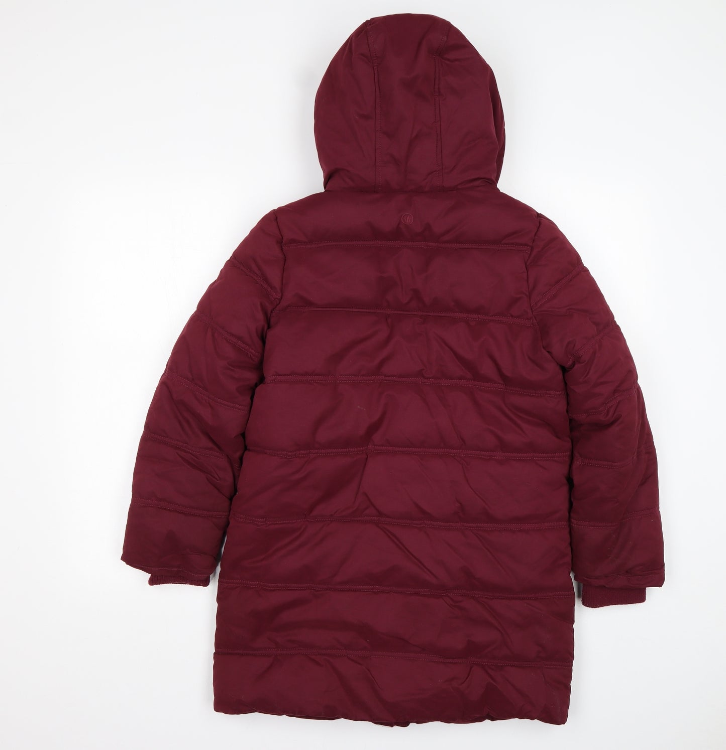 Fat Face Girls Purple   Parka Coat Size 10-11 Years