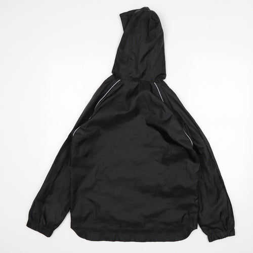 FlipBack Boys Black   Windbreaker Jacket Size 11-12 Years