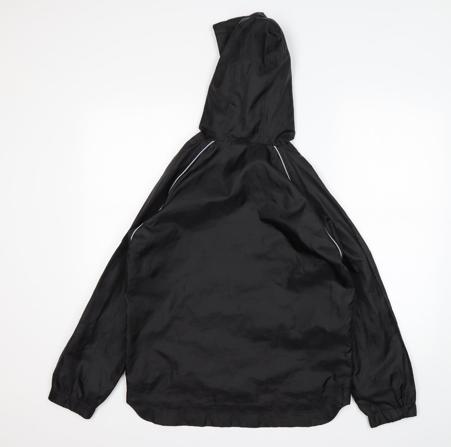 FlipBack Boys Black   Windbreaker Jacket Size 11-12 Years