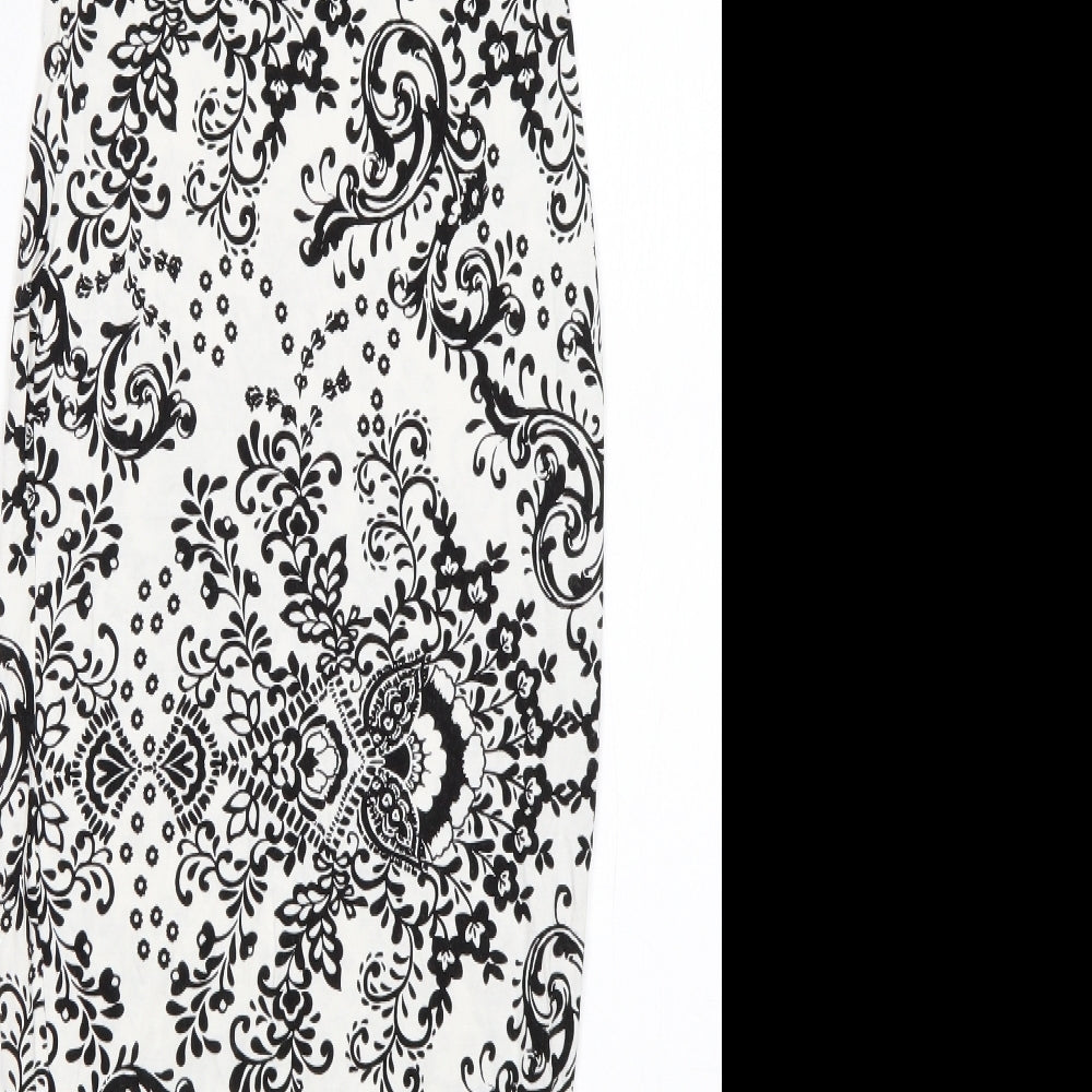Atmosphere Womens Multicoloured Floral Viscose Pencil Dress  Size 10  Round Neck