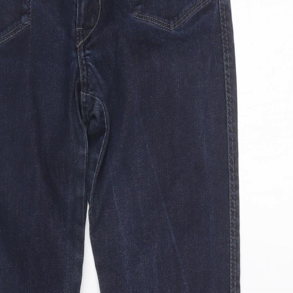 Star Girls Blue  Cotton Bootcut Jeans Size 12-13 Years  Regular Snap