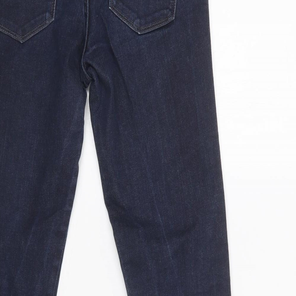 Star Girls Blue  Cotton Bootcut Jeans Size 12-13 Years  Regular Snap