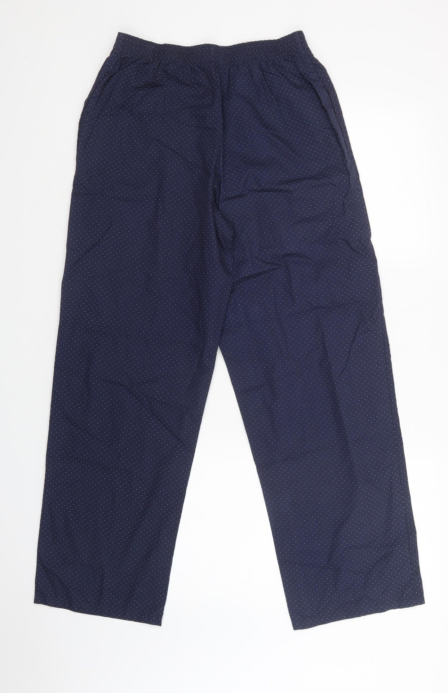 TU Mens Blue Polka Dot Cotton  Pyjama Pants Size S