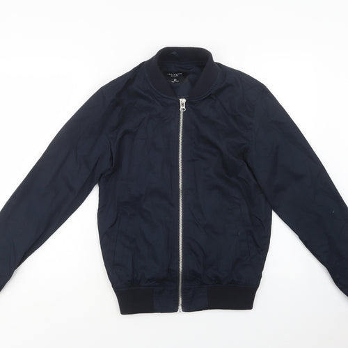 Primark Mens Blue   Bomber Jacket Jacket Size XS  Zip