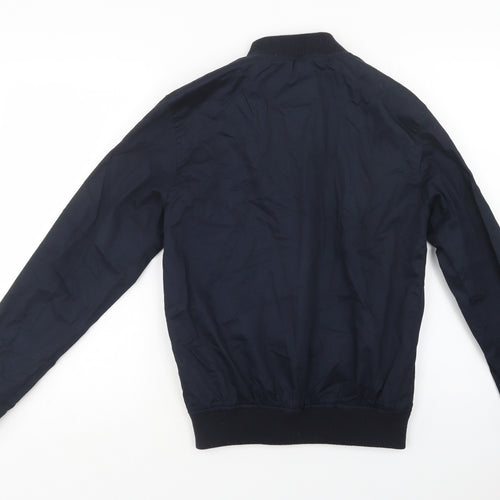 Primark Mens Blue   Bomber Jacket Jacket Size XS  Zip