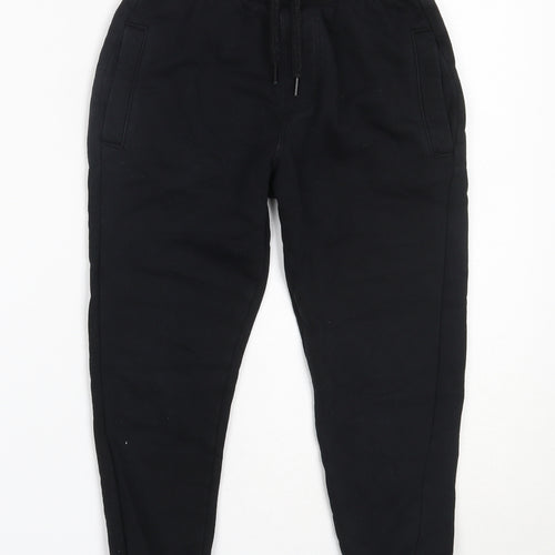 NEXT Girls Black  Cotton Jogger Trousers Size 6 Years  Regular