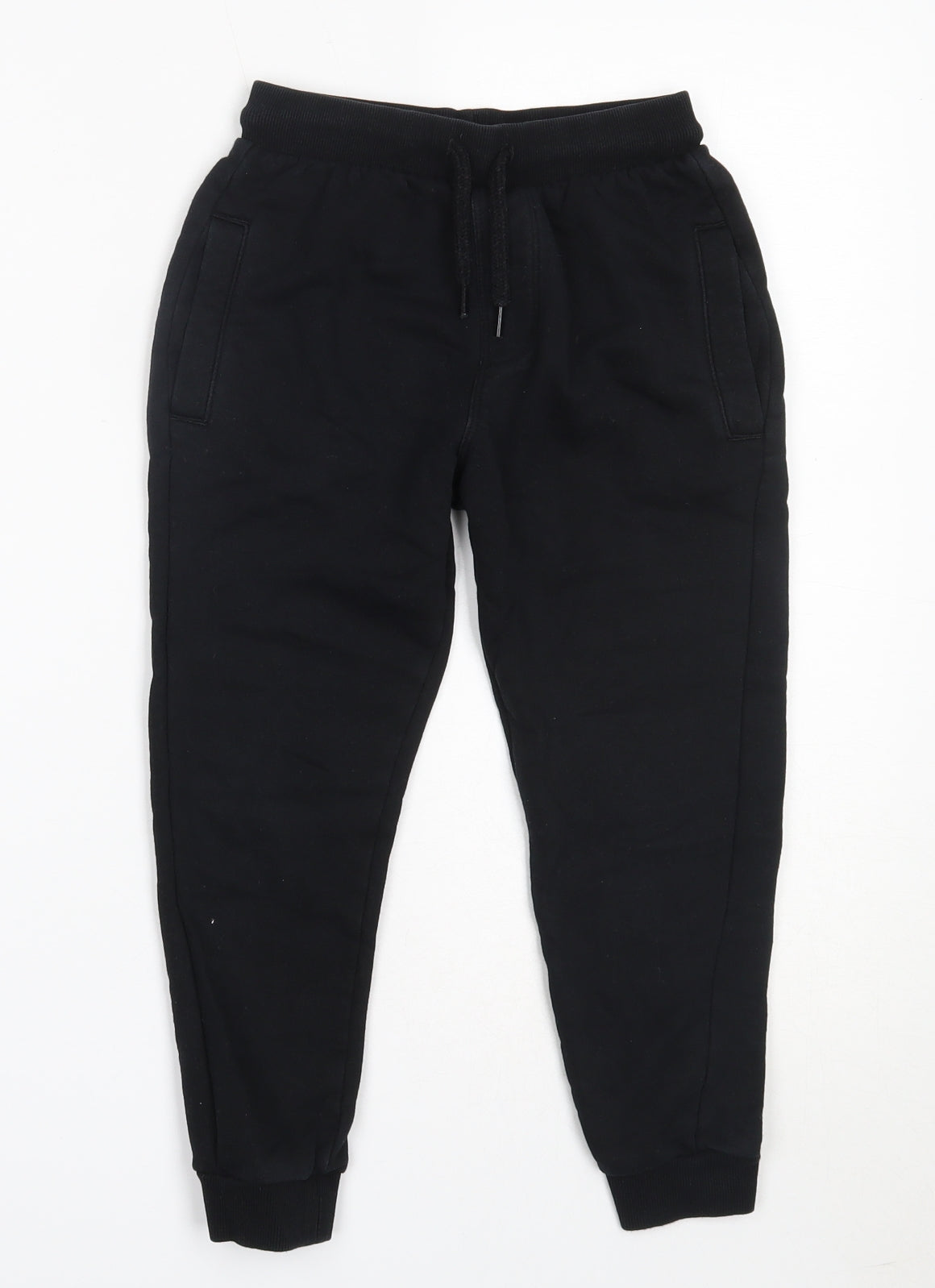 NEXT Girls Black  Cotton Jogger Trousers Size 6 Years  Regular