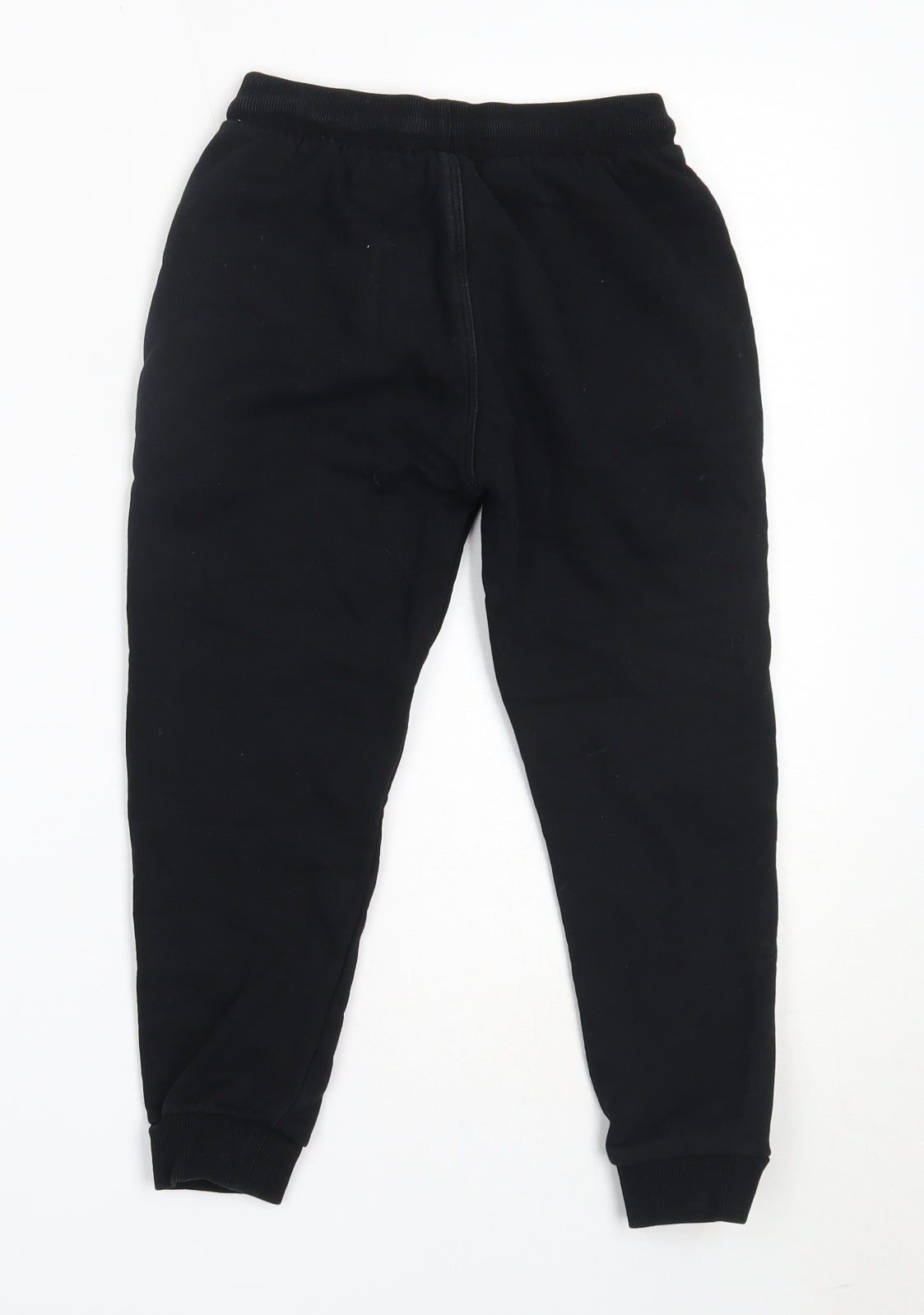 NEXT Girls Black  Cotton Jogger Trousers Size 6 Years  Regular