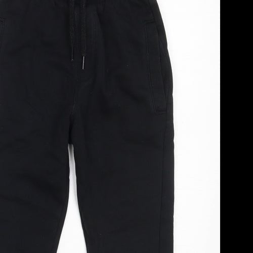 NEXT Girls Black  Cotton Jogger Trousers Size 6 Years  Regular
