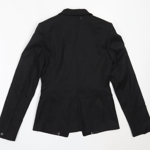 NEXT Womens Black  Polyester Jacket Blazer Size 6