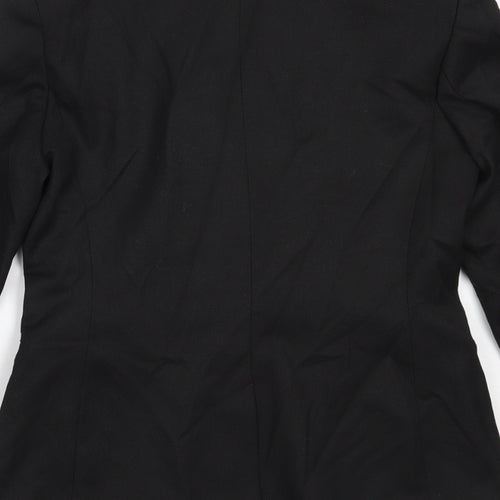 NEXT Womens Black  Polyester Jacket Blazer Size 6
