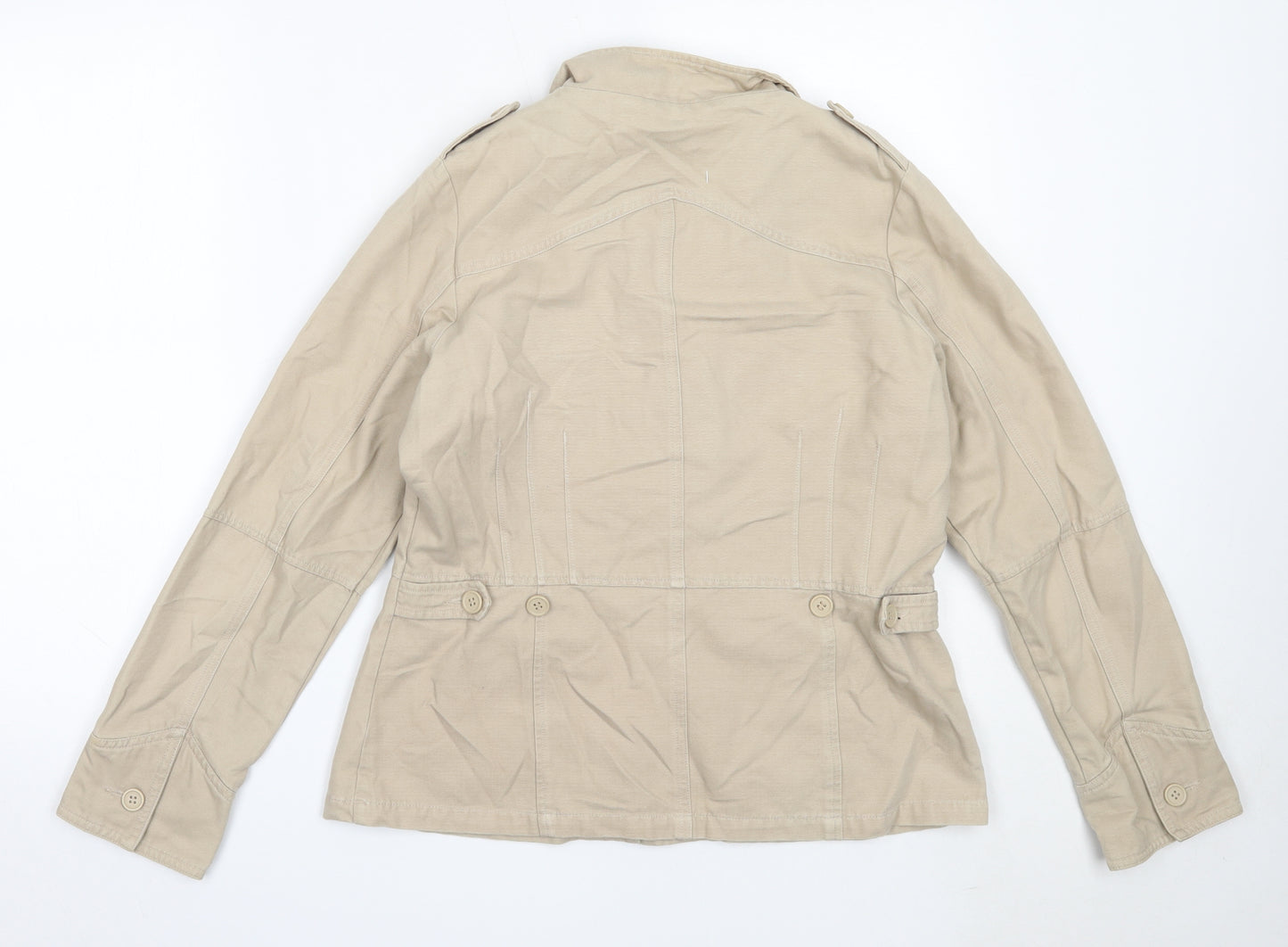 Quiz Womens Beige   Jacket  Size 12